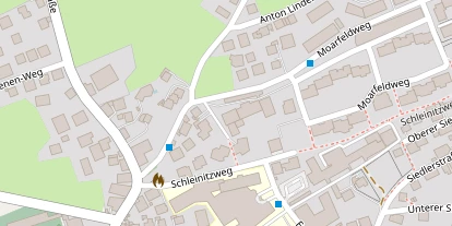 Wanderhotel auf Satellitenbild