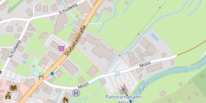 Wanderhotel auf Satellitenbild