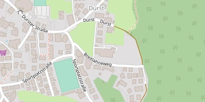 Wanderhotel auf Satellitenbild