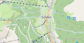 Wanderhotel auf Karte