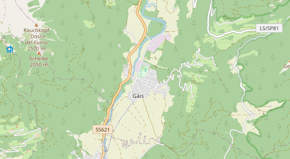 Wanderhotel auf Karte