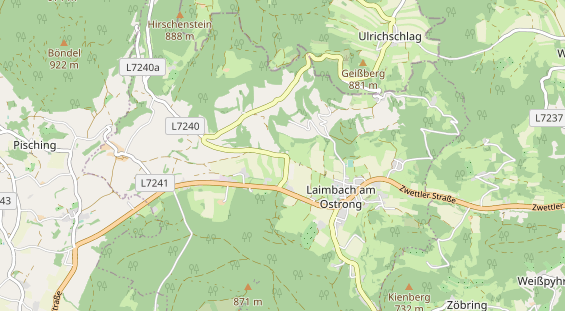 Wanderhotel auf Karte