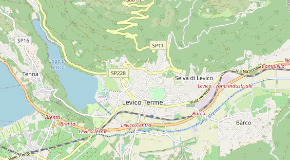 Wanderhotel auf Karte