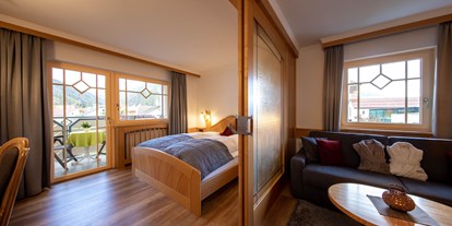 Wanderurlaub - Bettgrößen: Doppelbett - Mals - Junior Suite - Aktiv-& Wellnesshotel Zentral