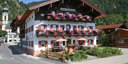 Wanderurlaub - Bergsee - Unterwössen - Hausfront - Gästehaus beim Nuihausa 