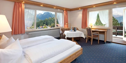 Wanderurlaub - Umgebungsschwerpunkt: Fluss - Häselgehr - Doppelzimmer mit Balkon - Hotel garni Kappeler Haus