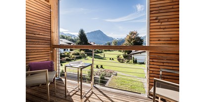Wanderurlaub - Schwierigkeit Klettersteig: E - Allgäuer Alpen - Zimmerausblick - Hotel Exquisit
