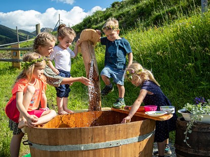 Wanderurlaub - Garten - Kinderfreundliche Unterkunft in den Bergen - Ferienwohnungen Perfeldhof