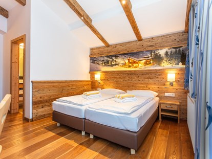 Wanderurlaub - Bettgrößen: Doppelbett - Hinterglemm - Wohnbeispiel Doppelzimmer - Ferienwohnungen Perfeldhof
