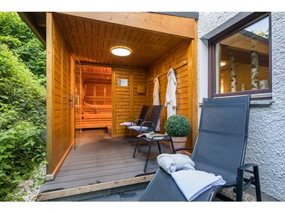Wanderurlaub - Sauna - Bäderdreieck - Finnische Außensauna im AktiVital Hotel - AktiVital Hotel 