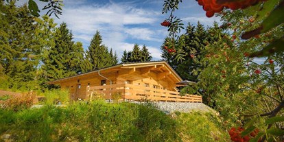 Wanderurlaub - Hüttenreservierung - Philippsreut - Außenansicht Das Wistlberg Wohlfühlchalet - Das Wistlberg - Wohlfühlchalet