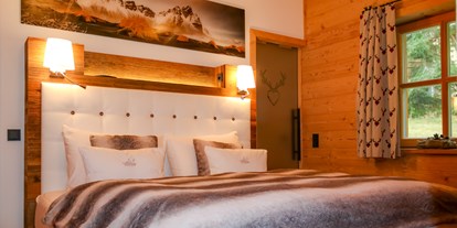 Wanderurlaub - Bettgrößen: Doppelbett - Deutschland - Schlafzimmer 1 - Das Wistlberg - Wohlfühlchalet