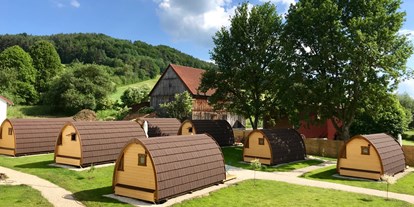 Wanderurlaub - Bettgrößen: Doppelbett - Pottenstein (Landkreis Bayreuth) - Hüttendorf Fränkische Schweiz