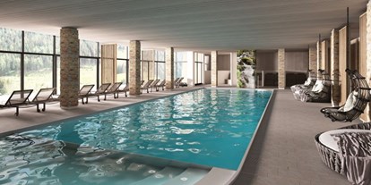 Wanderurlaub - Wellnessbereich - Döbriach - Indoorpool im coolen Design - Hotel DIE POST ****