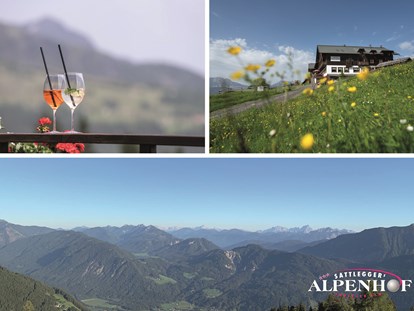 Wanderurlaub - Umgebungsschwerpunkt: Therme - Lage und Panorama - Sattleggers Alpenhof & Feriensternwarte