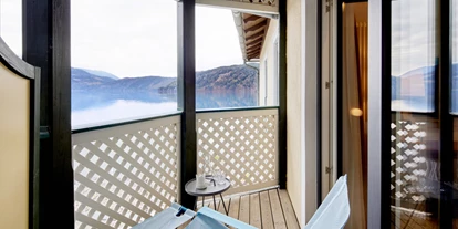 Wanderurlaub - Bettgrößen: Doppelbett - Lauen - Ausblick vom Balkon - Seeglück Hotel Forelle