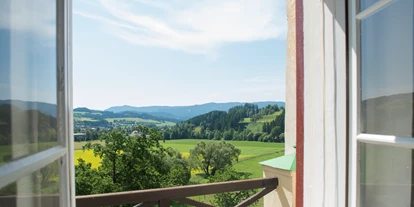 Wanderurlaub - Pauschalen für Wanderer - Kräuping - Ausblick ins Tal - Hotel Landsitz Pichlschloss