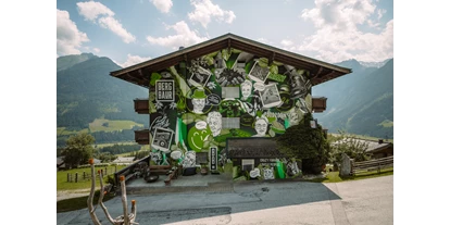 Wanderurlaub - Wäschetrockner - Arndorf (Mittersill, Hollersbach im Pinzgau) - Alpine Jungle (Mural Art) - BergBaur