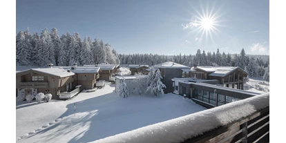 Wanderurlaub - Familienwanderung - Untergrünau (Oepping) - INNs HOLZ Chaletdorf Resort im Winter - INNs HOLZ Chaletdorf