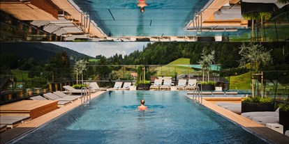 Wanderurlaub - Pools: Außenpool beheizt - Viehhofen - Hotel Salzburger Hof Leogang