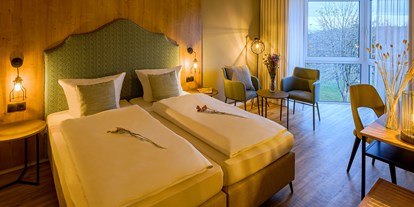 Wanderurlaub - Bettgrößen: Doppelbett - Franken - Deluxe Zimmer - Hotel Kammweg am Rennsteig