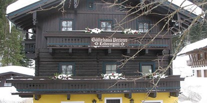 Wanderurlaub - Viehhofen - Winter Pension Lederergütl - Pension Lederergütl