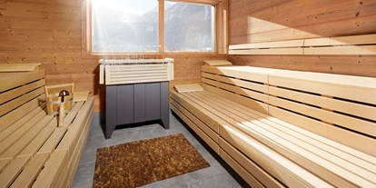 Wanderurlaub - Bettgrößen: Doppelbett - Unterkrimml - die Panorama-Sauna - Hotel Post Krimml