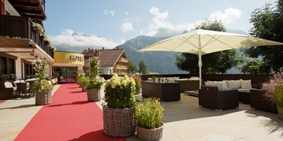 Wanderurlaub - Bettgrößen: Doppelbett - Alpenregion Bludenz - Sonnenterasse - Hotel Sonnenburg