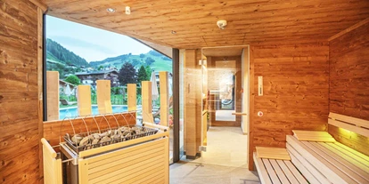 Wanderurlaub - Wäschetrockner - Mayrhofen (Mittersill) - Sauna mit Bergblick - Rosentalerhof Hotel und Appartements