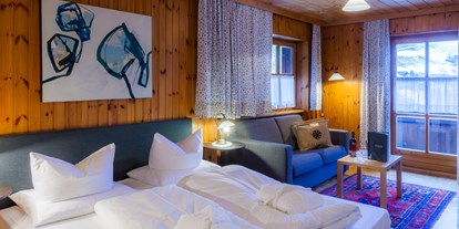 Wanderurlaub - Bettgrößen: Doppelbett - Gaschurn - Doppelzimmer Elegant premium mit Wohnbereich - Bio-Hotel Saladina