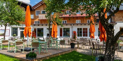 Wanderurlaub - Restaurant - Häselgehr - Unsere Sonnenterrasse - Genuss- & Aktivhotel Sonnenburg