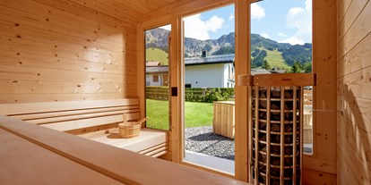 Wanderurlaub - Pools: Außenpool beheizt - Allgäuer Alpen - Cube Sauna - BergBuddies