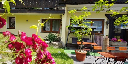Wanderurlaub - geführte Touren - Hohenau (Freyung-Grafenau) - Unser Biergarten - Gasthof Mühle / Natur- & Wanderhotel