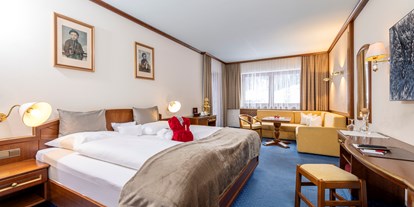 Wanderurlaub - Bettgrößen: Twin Bett - Fulpmes - Juniorsuite "Gletscherblick" 38m² - Hotel Der Rindererhof