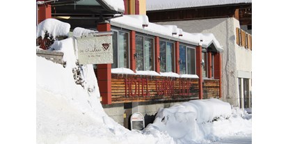Wanderurlaub - Lunchpaket - Nesselwängle - Eingang - Die Lilie - Hotel Garni