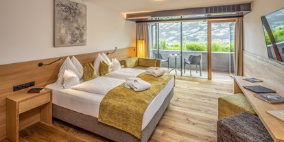 Wanderurlaub - Bettgrößen: King Size Bett - Tiroler Unterland - Doppelzimmer "Tablblick" - Gardenhotel Crystal