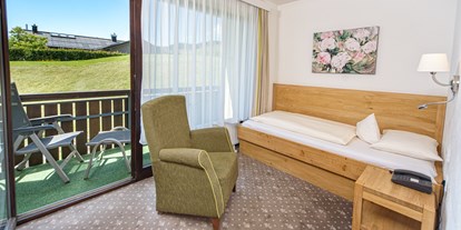 Wanderurlaub - Hotel-Schwerpunkt: Wandern & Biken - Maierhöfen (Landkreis Lindau) - Einzelzimmer Superior mit Balkon - Vitalhotel Interest 