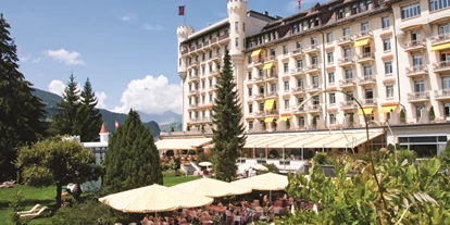 Wanderurlaub - Umgebungsschwerpunkt: See - Zwischenflüh - Gstaad Palace Outdoor View Sommer - Gstaad Palace
