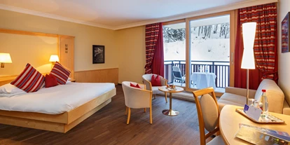 Wanderurlaub - Bettgrößen: Doppelbett - Horrenbach - Doppelzimmer - Beausite Park Hotel Wengen