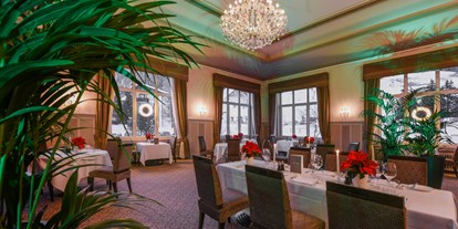 Wanderurlaub - Bettgrößen: Doppelbett - St. Moritz - Grand Restaurant - Cresta Palace Hotel