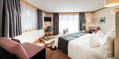 Wanderurlaub - Bettgrößen: Doppelbett - Zwischenflüh - Doppelzimmer Chalet Golfino - GOLFHOTEL Les Hauts de Gstaad & SPA