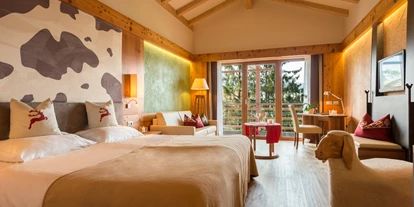 Wanderurlaub - Trockenraum - Trentino-Südtirol - "Zirm" Zimmer mit Balkon  -  Hotel Emmy-five elements