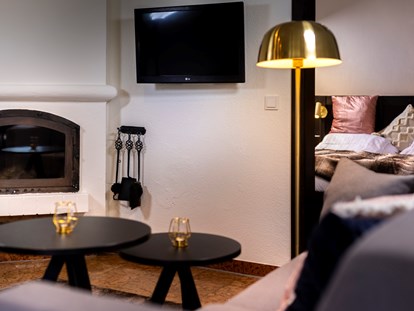 Wanderurlaub - Pauschalen für Wanderer - Kaltenhaus - Appartment 45 m2 mit privater Sauna und Kamin - Hotel Goldried