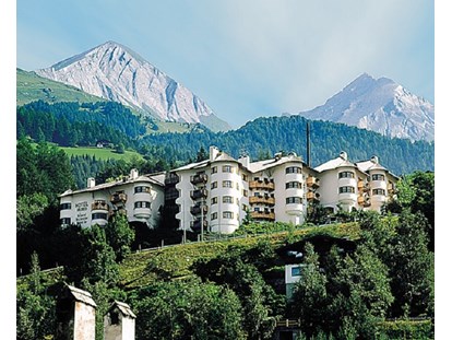 Wanderurlaub - Wäschetrockner - Matrei in Osttirol - Aussenansicht Goldriedpark mit Appartements 45 und 55 m2 - Hotel Goldried