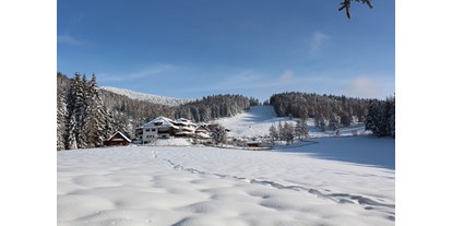 Wanderurlaub - Wanderschuhe: 1 Wanderschuh - Südtirol - WINTERPARADIES - vom Bett direkt ins Winterwanderparadies.  - Berghotel Zum Zirm