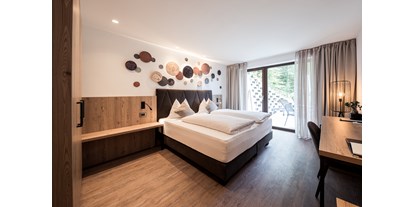 Wanderurlaub - Bettgrößen: Doppelbett - Tiers/St. Zyprian - Hotel Berghang