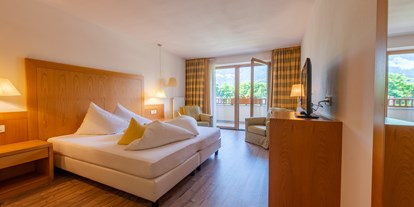 Wanderurlaub - Bettgrößen: Doppelbett - Prad am Stilfserjoch -  Zimmeransicht - Garden Park Hotel
