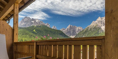 Wanderurlaub - Trockenraum - Trentino-Südtirol - Aussicht vom Zimmer - Hotel Royal ***S