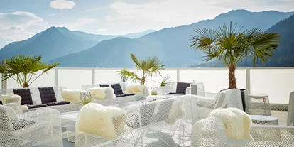 Wanderurlaub - Fahrstuhl - Alvaneu Bad - 5th Roof Top Bar - Hard Rock Hotel Davos