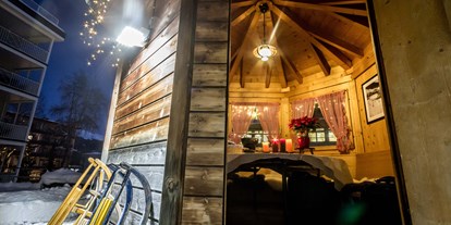 Wanderurlaub - Bettgrößen: King Size Bett - Stugl/Stuls - Fondue Pavillion Winter - Hard Rock Hotel Davos